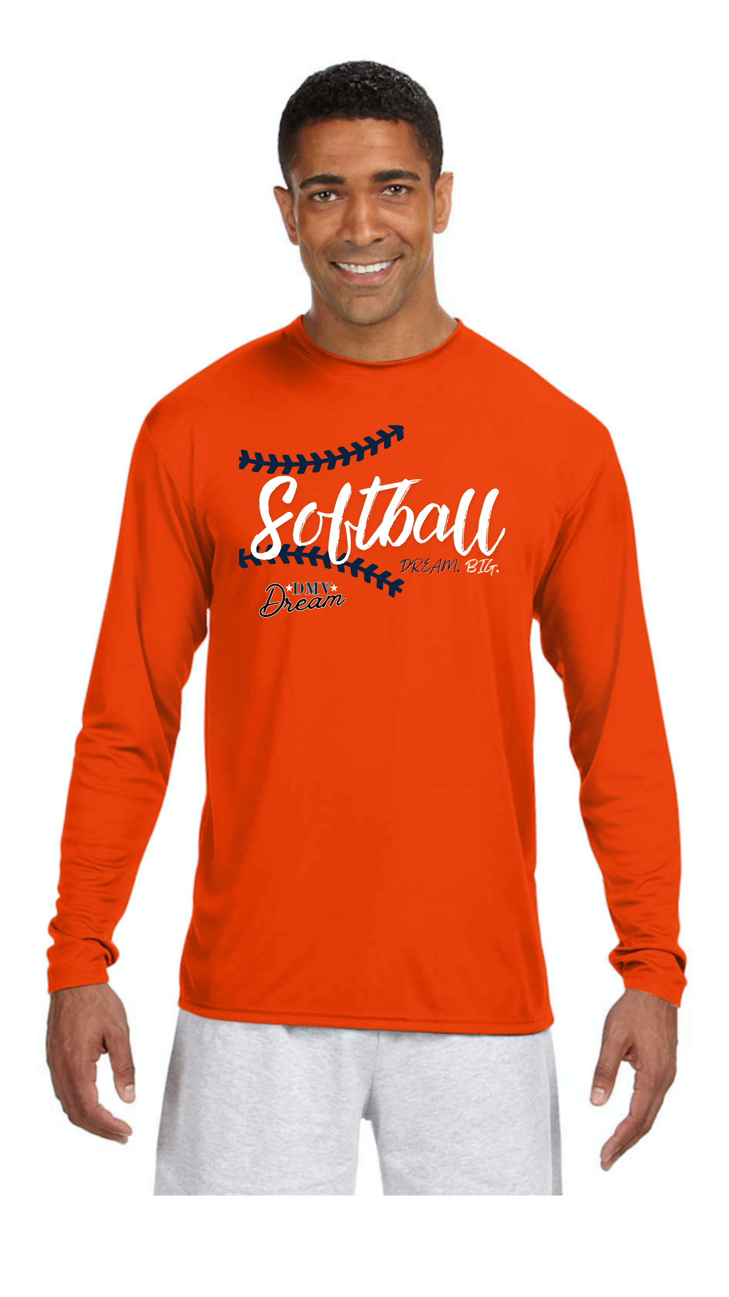 (DRI-FIT) DMV Dream Softball T-Shirt-LONG SLEEVE (Unisex)