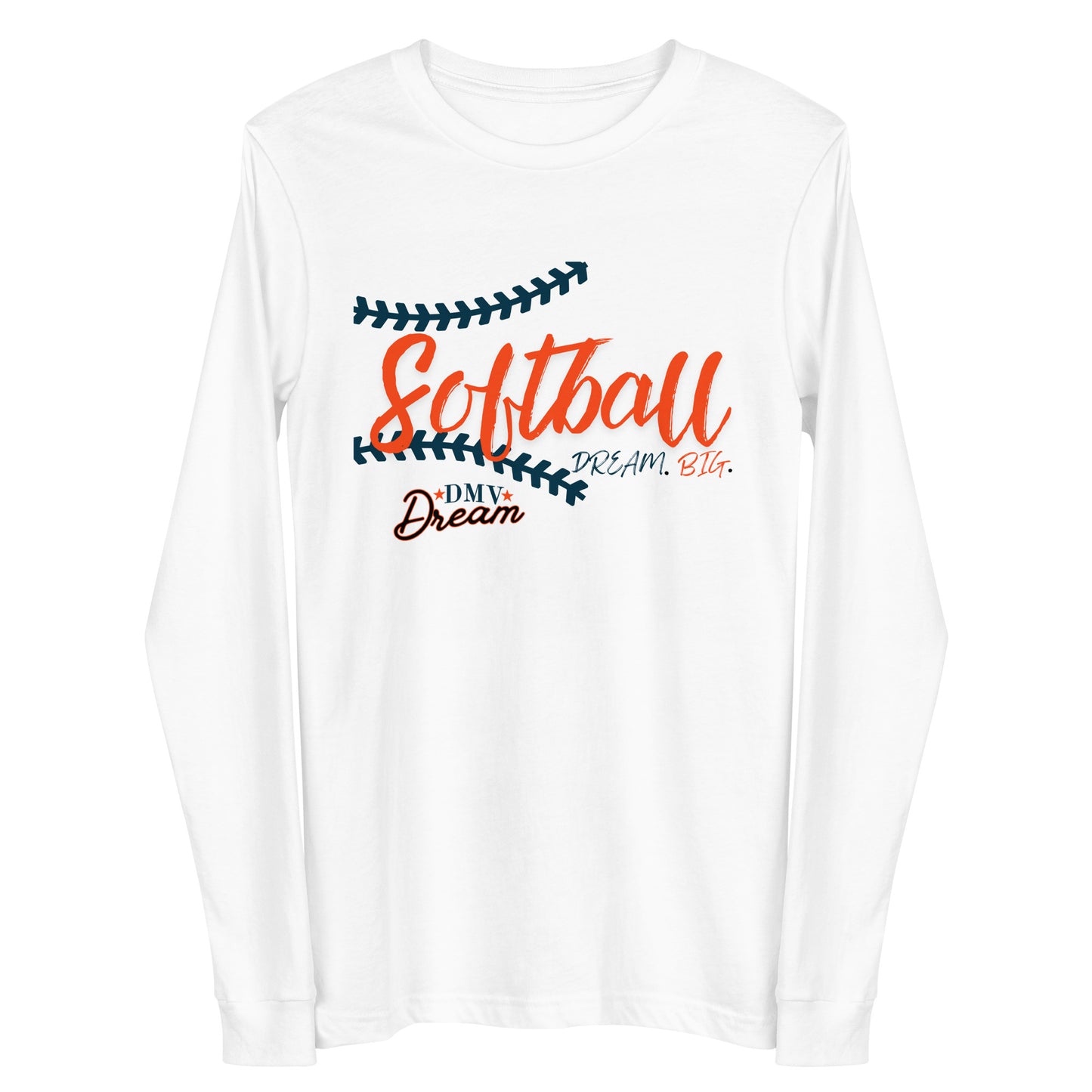 DMV Dream Softball Long Sleeve T-Shirt (Unisex)