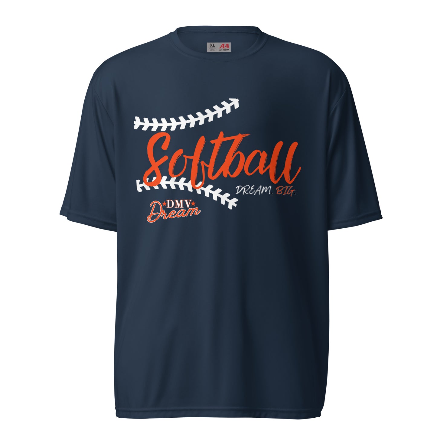 (DRI-FIT) DMV Dream Softball T-Shirt (Unisex) - NAVY
