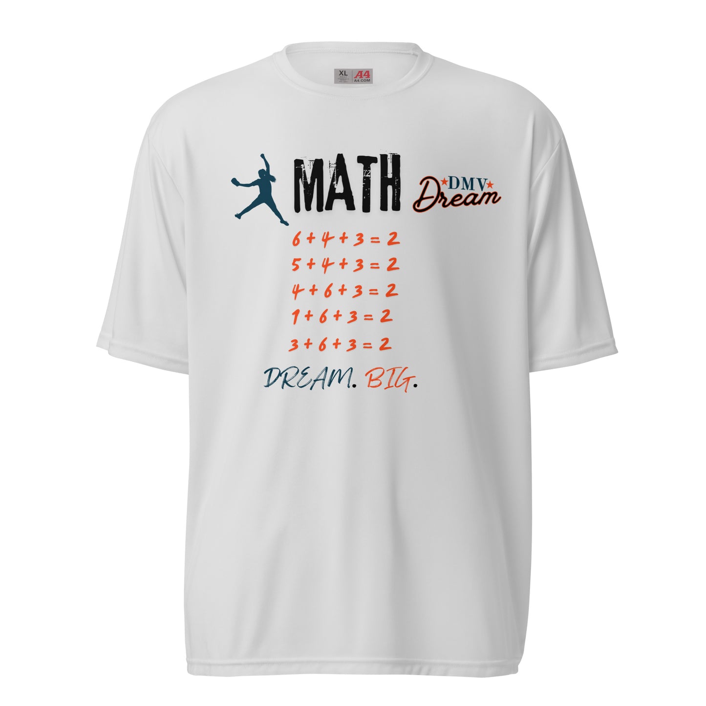 (DRI-FIT) DMV Dream Softball Math T-Shirt (Unisex)