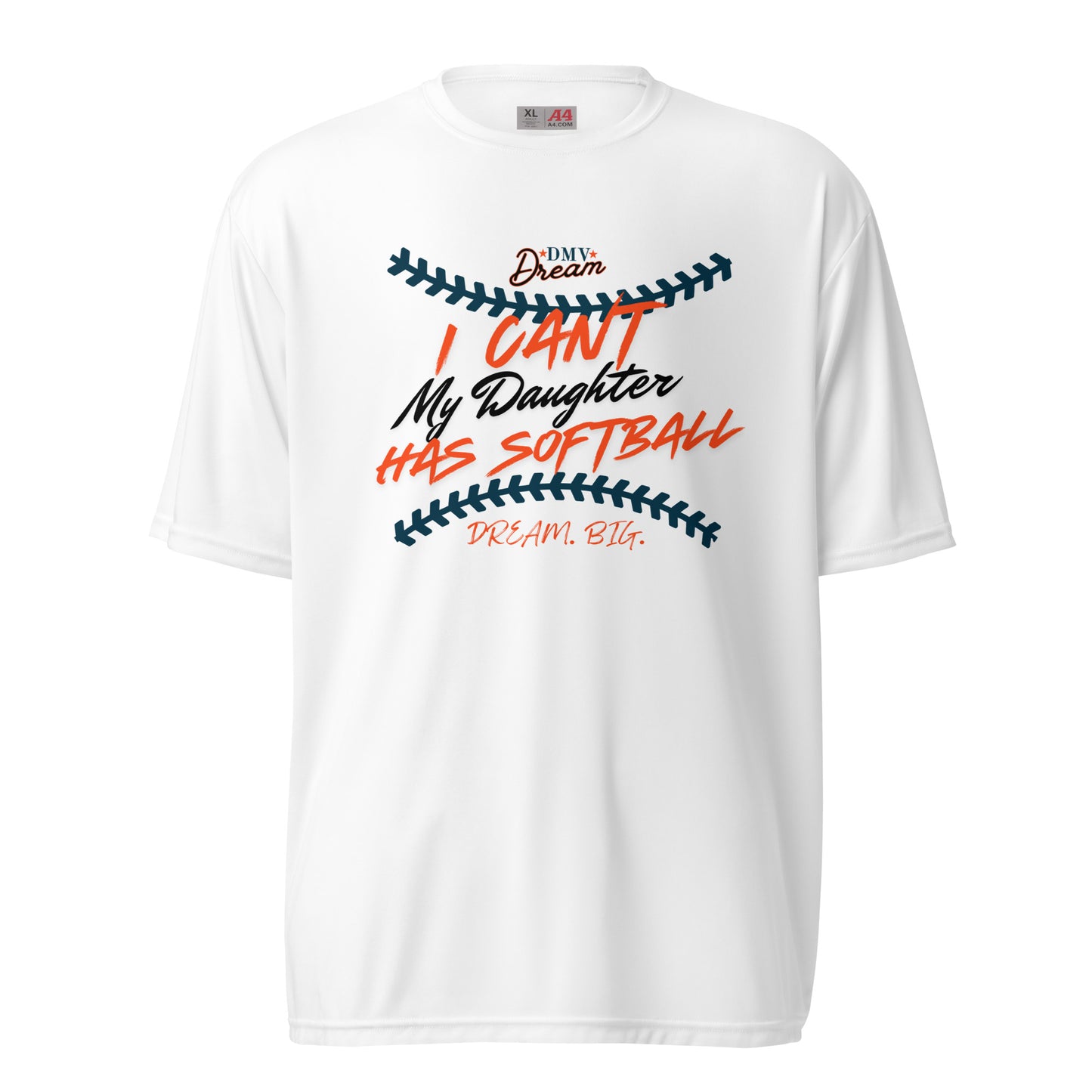 (DRI-FIT) DMV Dream Busy with Softball T-Shirt (Unisex)