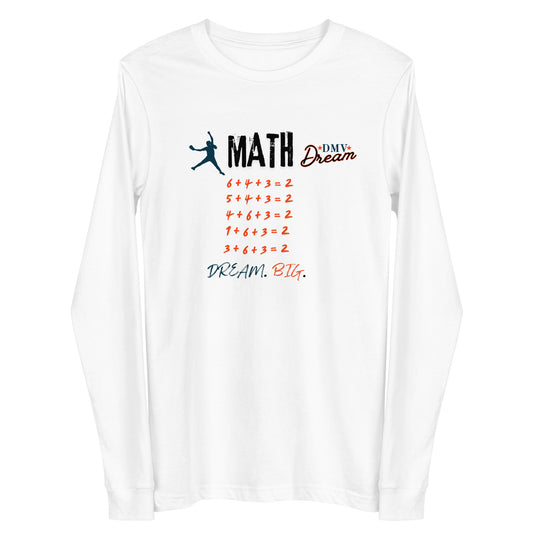 DMV Dream Softball Math Long Sleeve T-Shirt (Unisex)