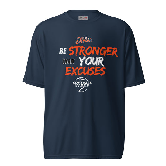 (DRI-FIT) DMV Dream No Excuses T-Shirt (Unisex)- NAVY