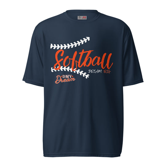 (DRI-FIT) DMV Dream Softball T-Shirt (Unisex) - NAVY